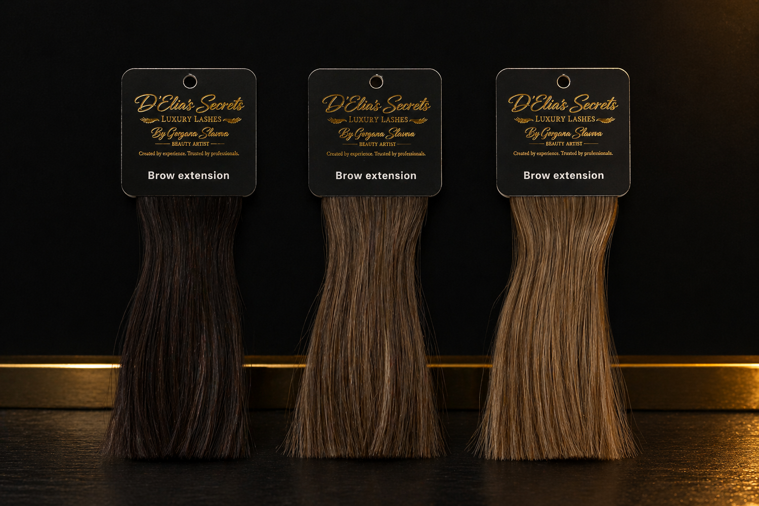 Luxury Brow Extensions: Real Deal Trio