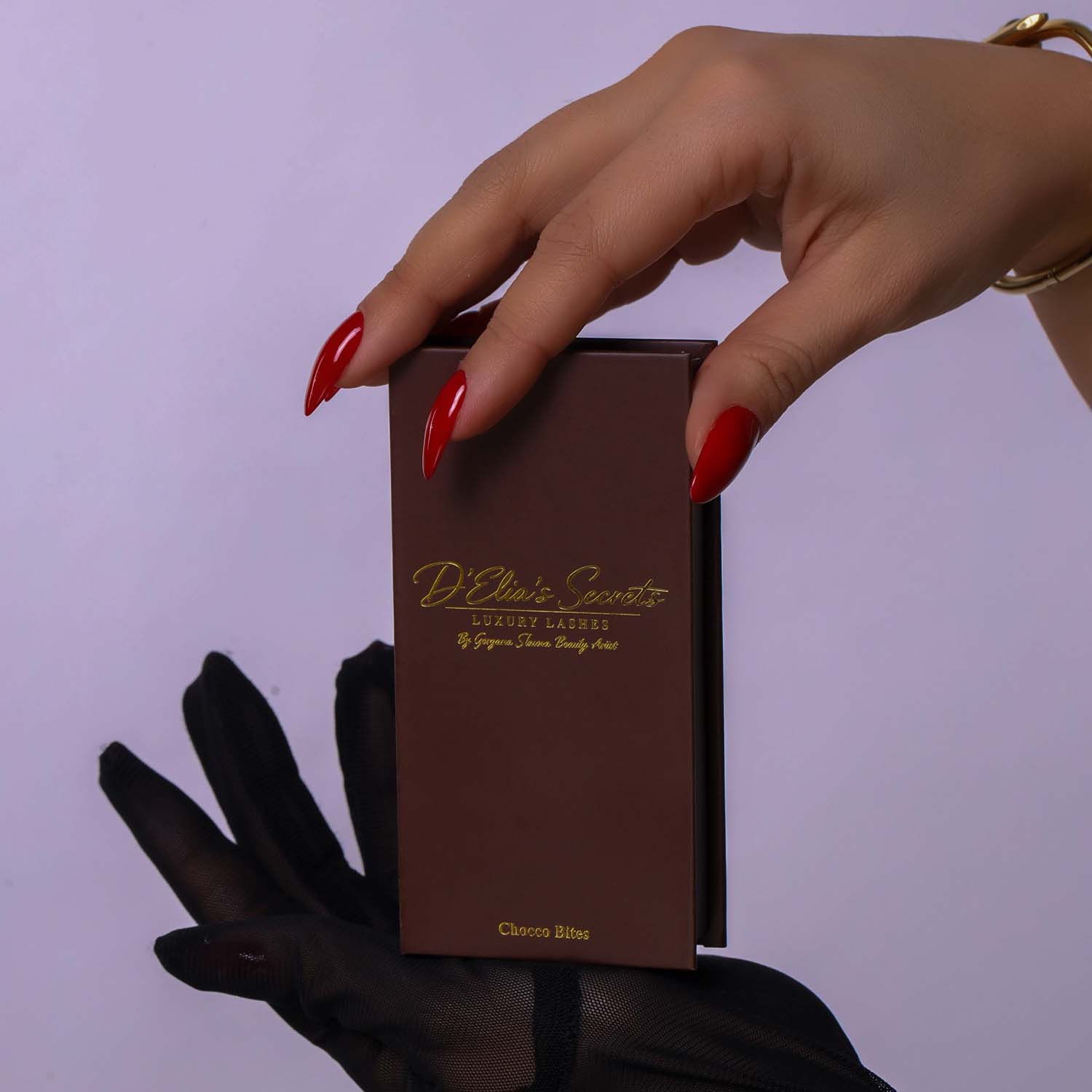 Chocco Bites - Натурално кафяви мигли за естествен обем /0.07mm/